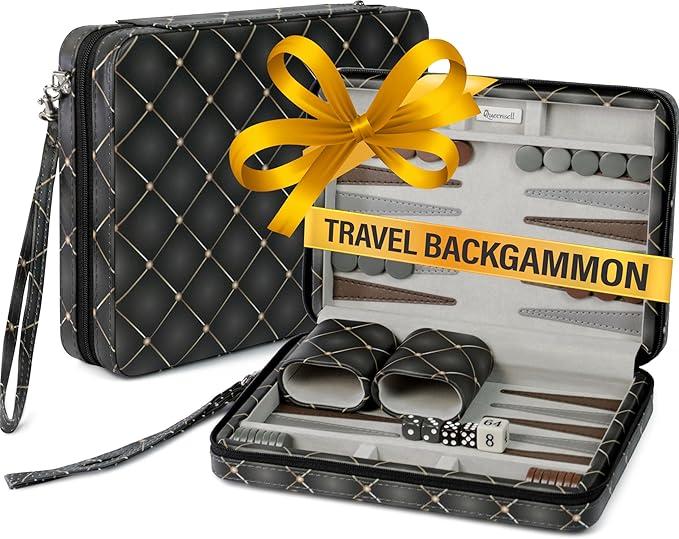 Magnetic Travel Backgammon Sets for Adults - 14"